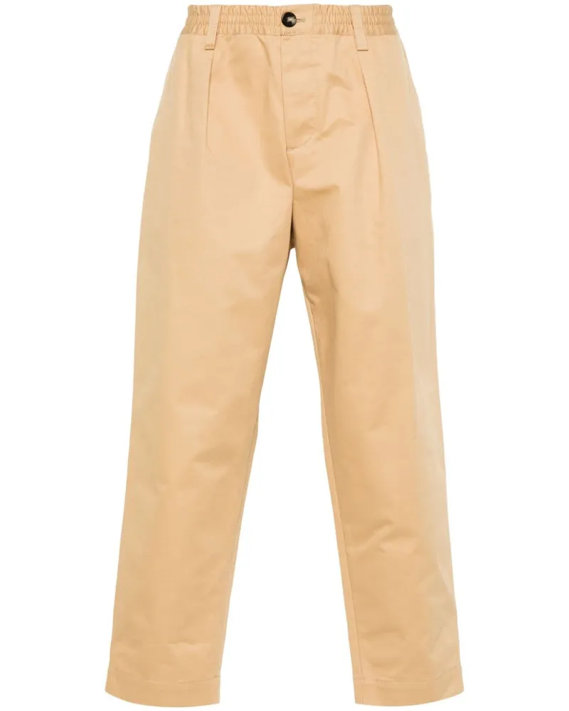 Marni Tapered-Hose aus Gabardine - Nude Nude