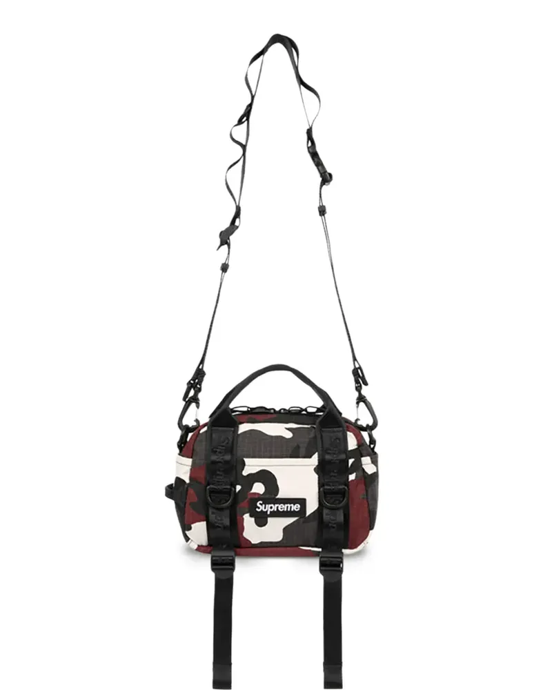 Supreme Being Schultertasche mit Camouflage-Print - Schwarz Schwarz