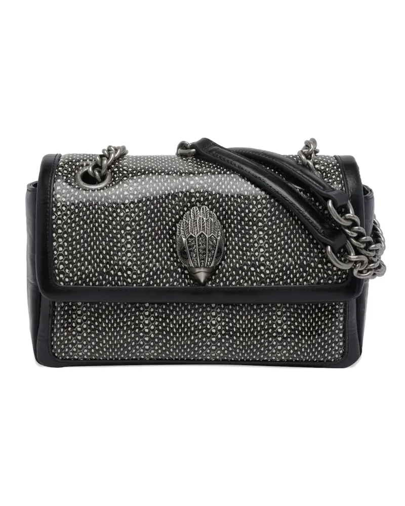 Kurt Geiger Kensington snake-effect leather crossbody bag - Schwarz Schwarz