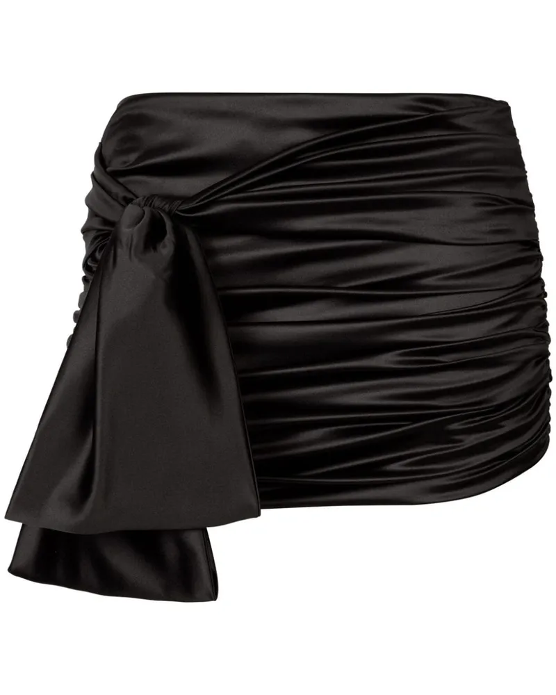 Dolce & Gabbana Minirock mit Knotendetail - Schwarz Schwarz