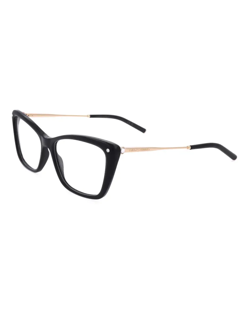 Carolina Herrera New York Brille mit Cat-Eye-Gestell - Schwarz Schwarz