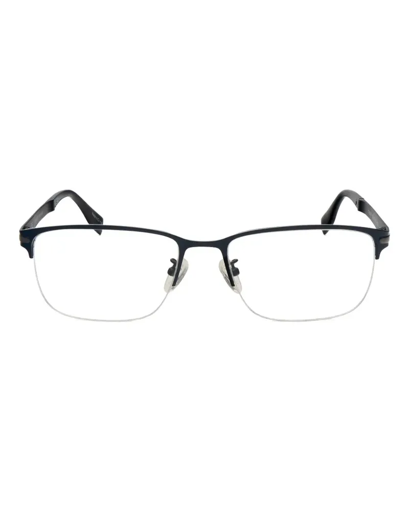 Trussardi rectangle-frame glasses - Blau Blau