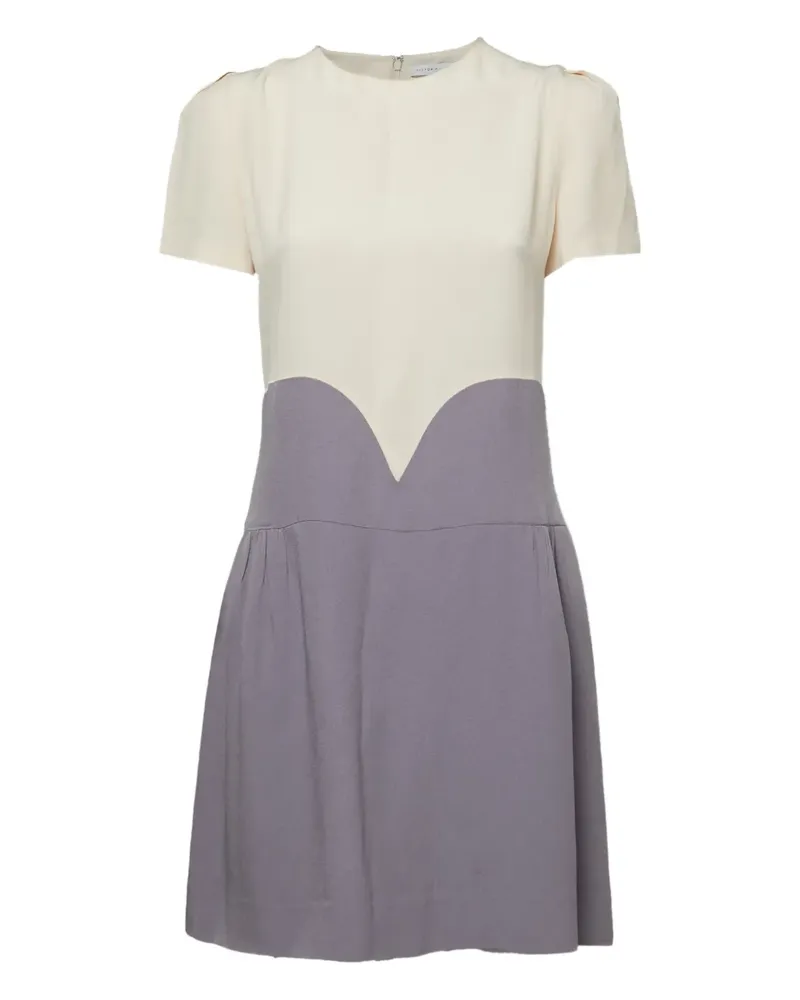 Victoria Beckham Zweifarbiges Minikleid - Nude Nude