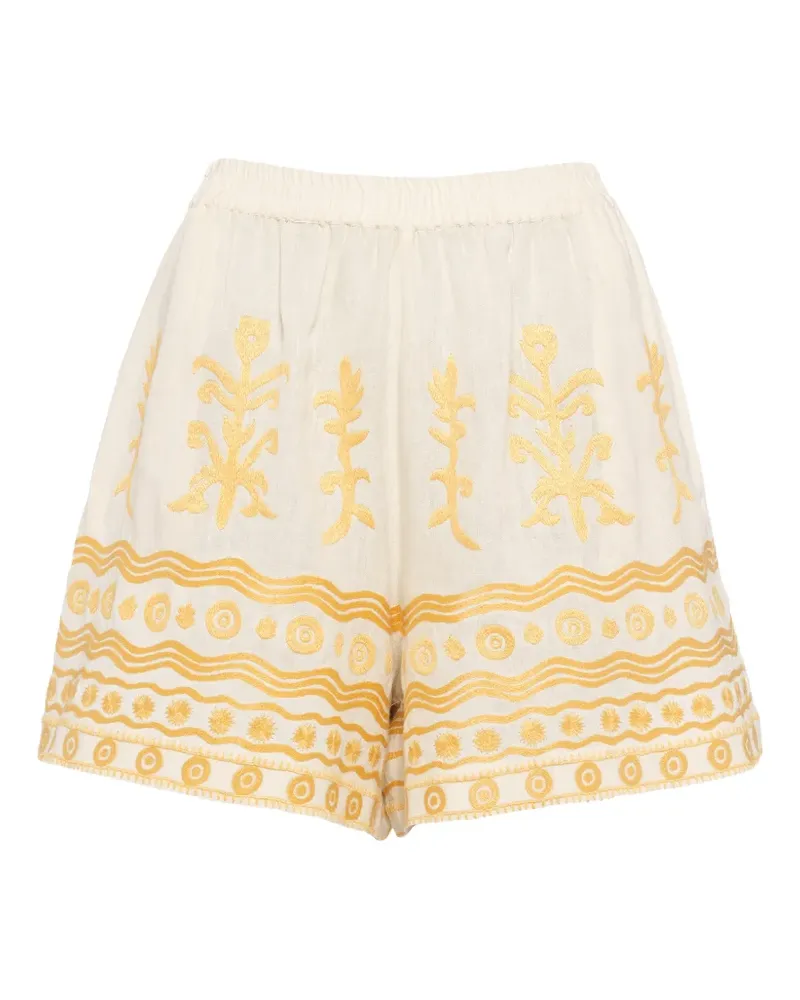 Eres Euphorbia Shorts mit Stickerei - Nude Nude