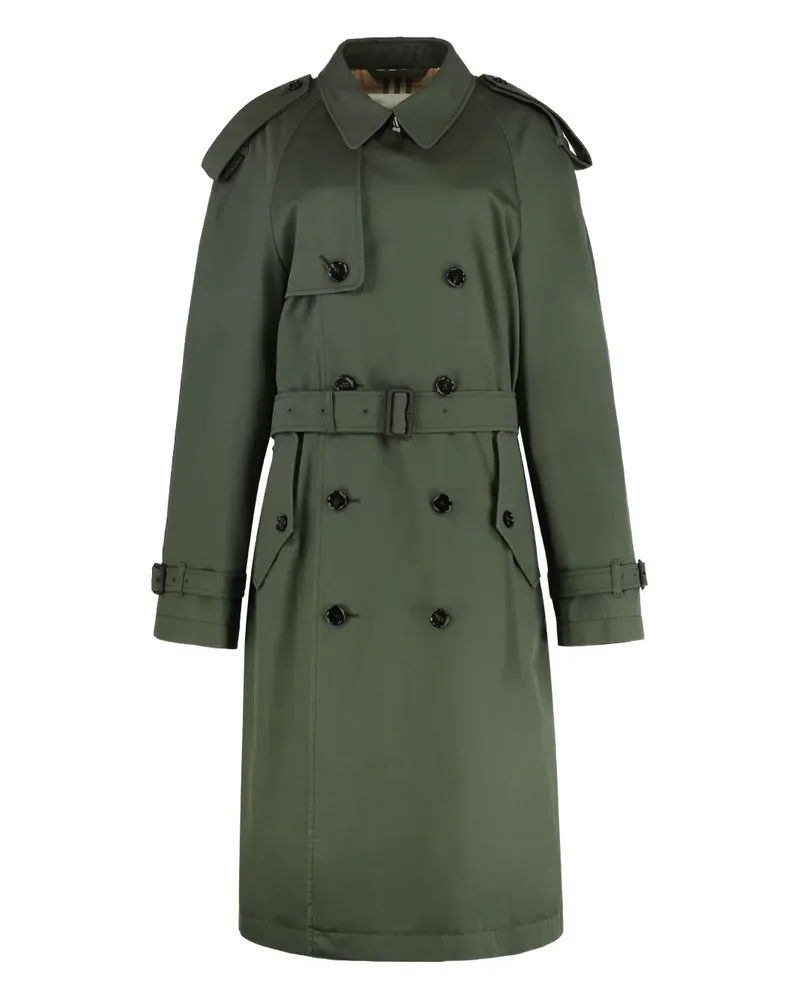 Burberry Trenchcoat mit Gürtel - Grün Grün