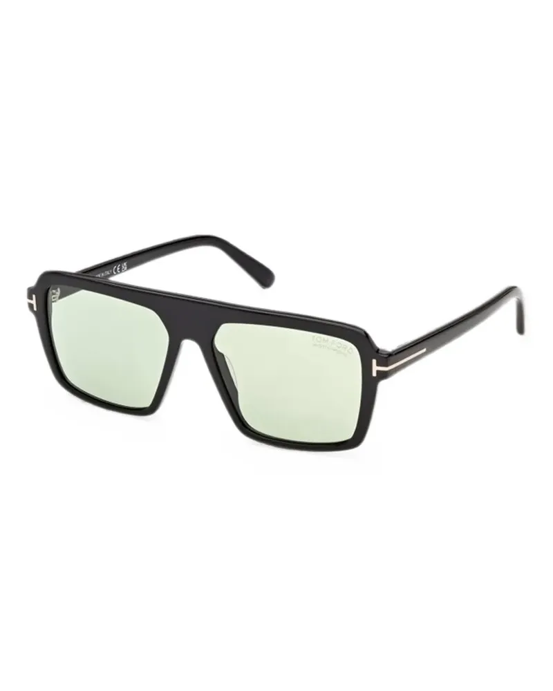 Tom Ford Eckige Vincent Brille - Schwarz Schwarz