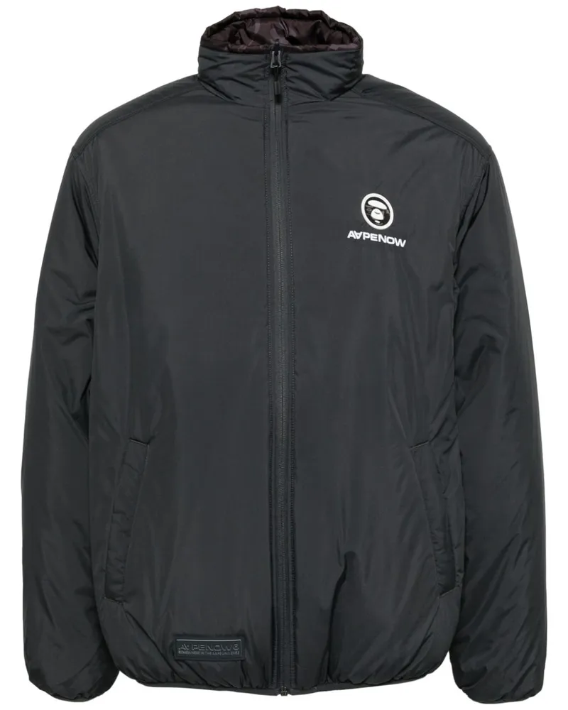 BAPE APENOW Jacke mit Moonface-Logo - Grau Grau