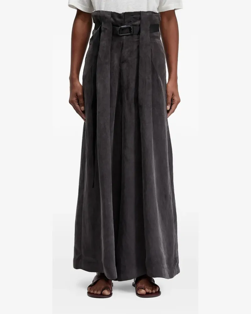 Osklen Hose mit weitem Gürtel - Grau Grau