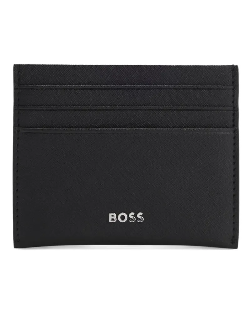 HUGO BOSS Kartenetui mit Logo-Schild - Schwarz Schwarz