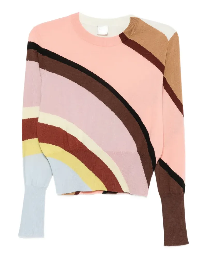 Paul Smith striped fine-knit sweater - Rosa Rosa