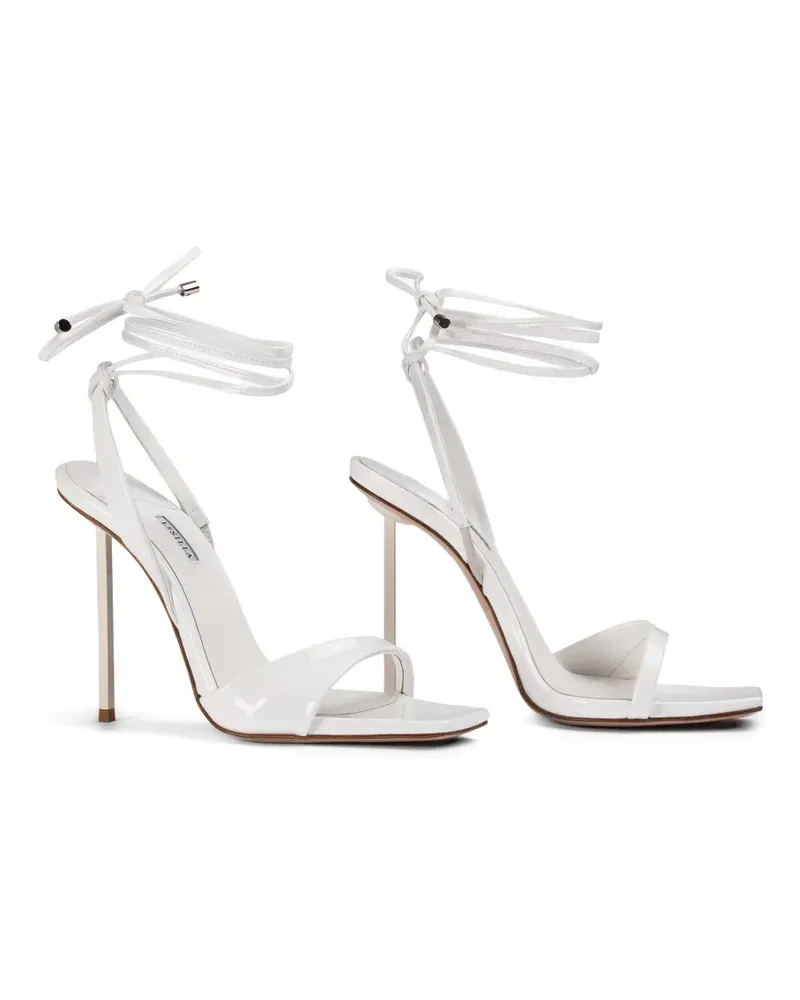 Le Silla Nyra Sandalen mit Schnürung - Weiß Weiß
