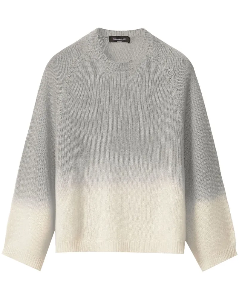 Fabiana Filippi Pullover mit Farbverlauf-Optik - Grau Grau