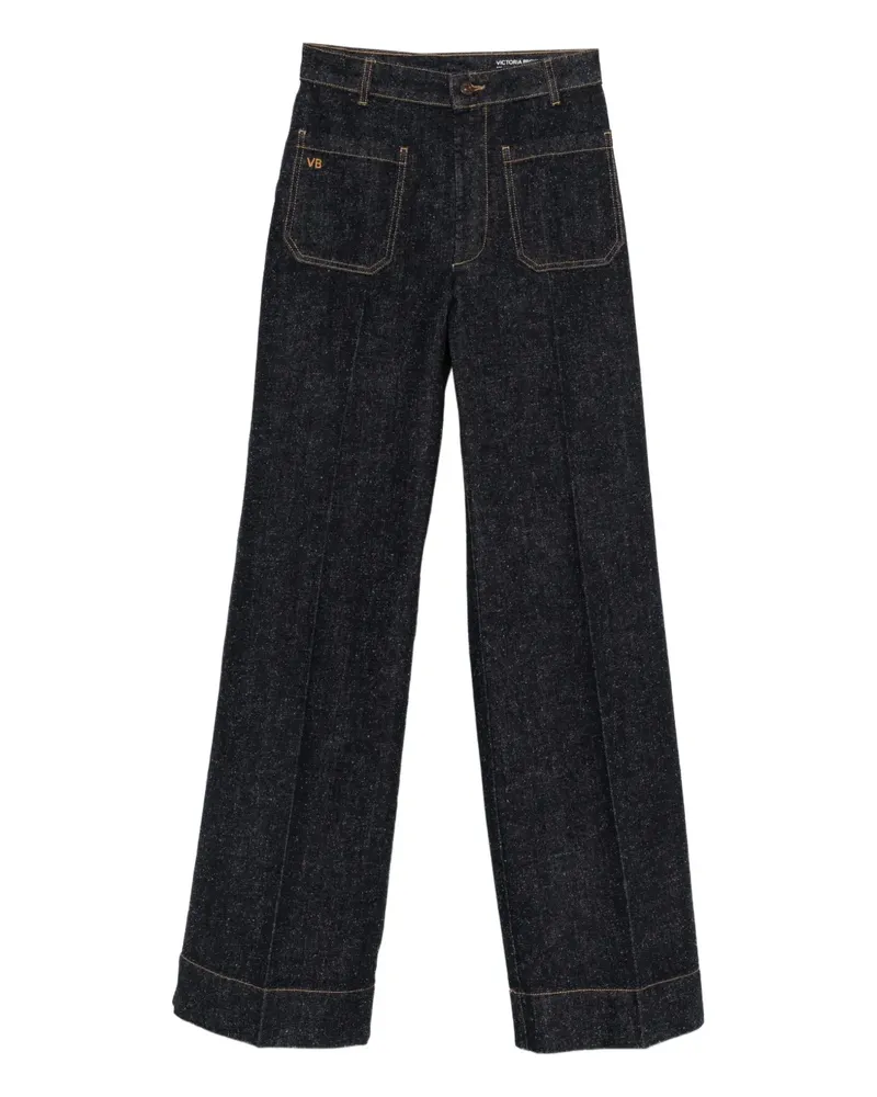 Victoria Beckham Alina Jeans mit Taschen - Blau Blau