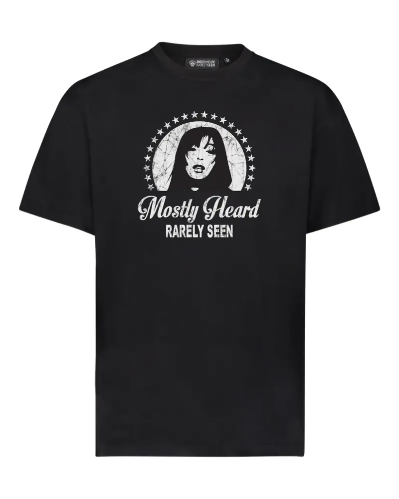 Mostly Heard Rarely Seen Paramount T-Shirt mit grafischem Print - Schwarz Schwarz
