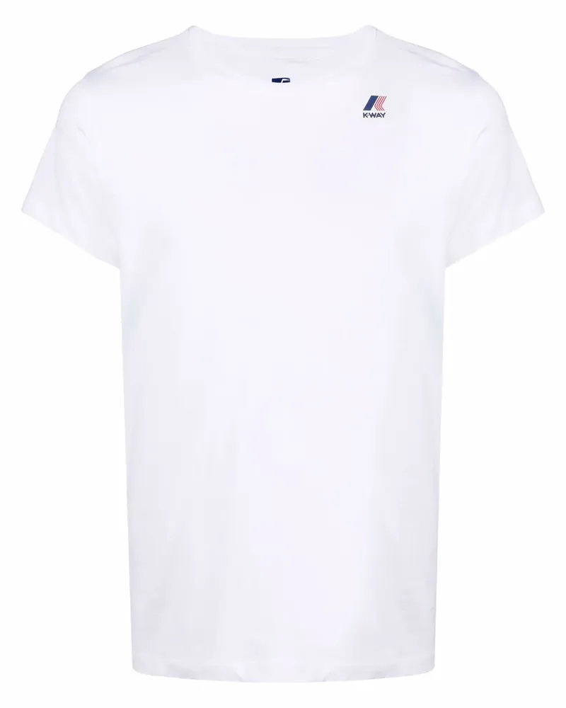 K-Way T-Shirt mit rundem Ausschnitt - Weiß Weiß