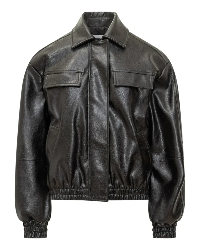 MSGM flap-pockets bomber jacket - Schwarz Schwarz