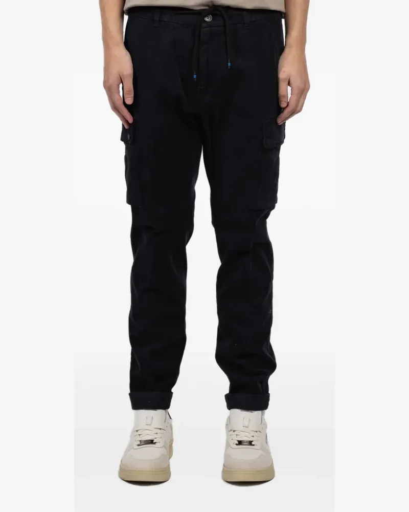 Mason's cargo-pocket drawstring trousers - Schwarz Schwarz