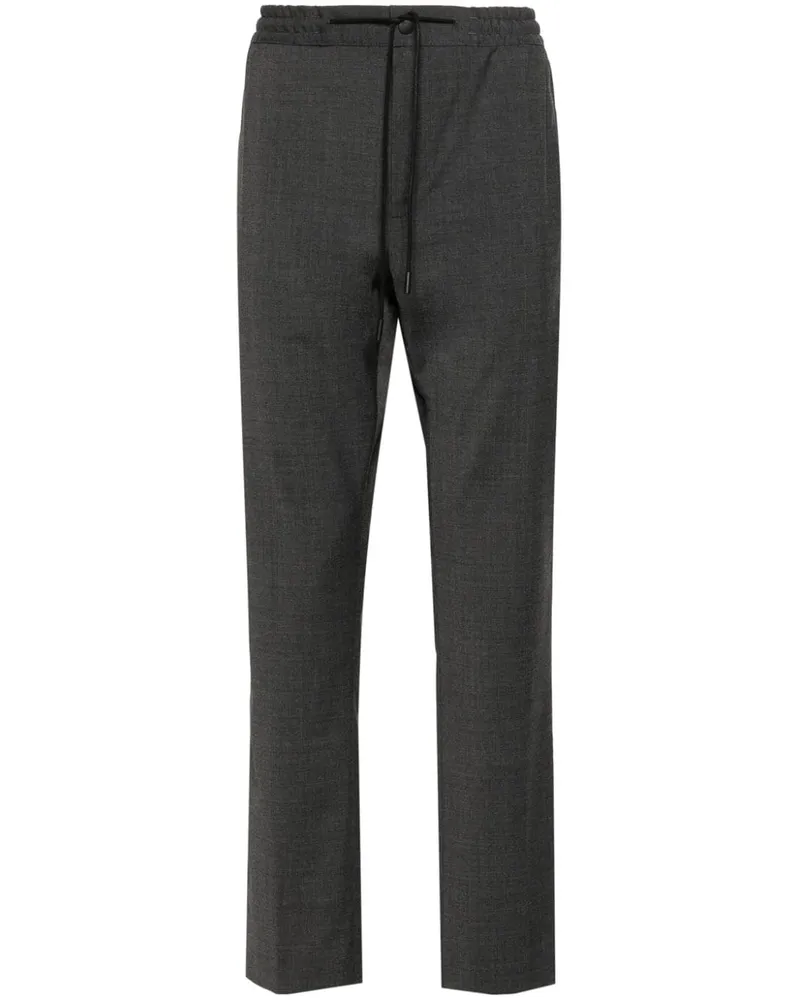 PT TORINO Schmale Hose mit Kordelzug - Grau Grau