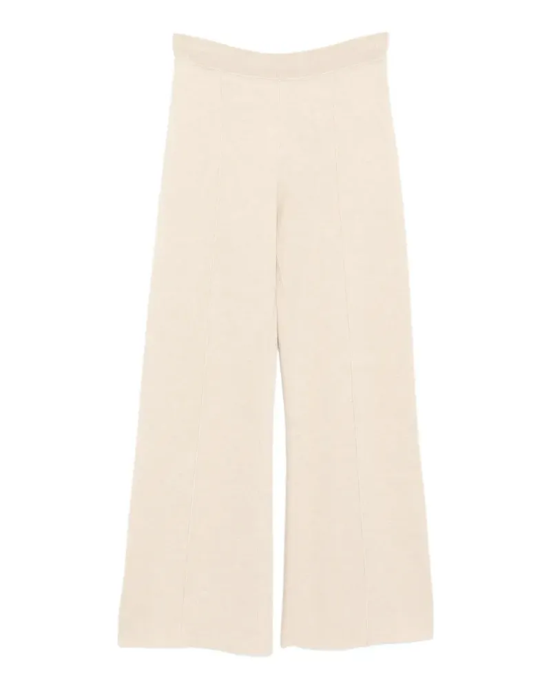 N.Peal Weite Hose - Nude Nude