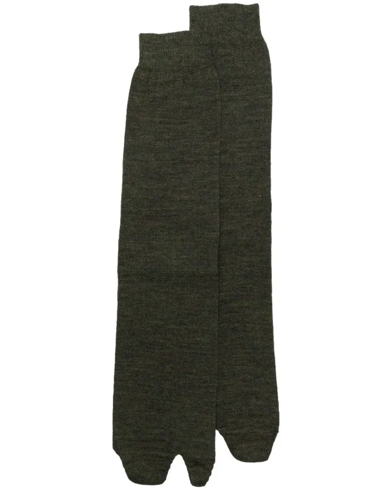 Maison Margiela Socken mit Tabi-Spitze - Grün Grün
