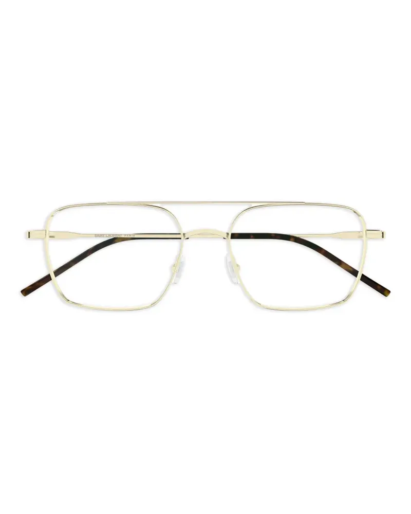 Saint Laurent Klassische Pilotenbrille - Gold Gold