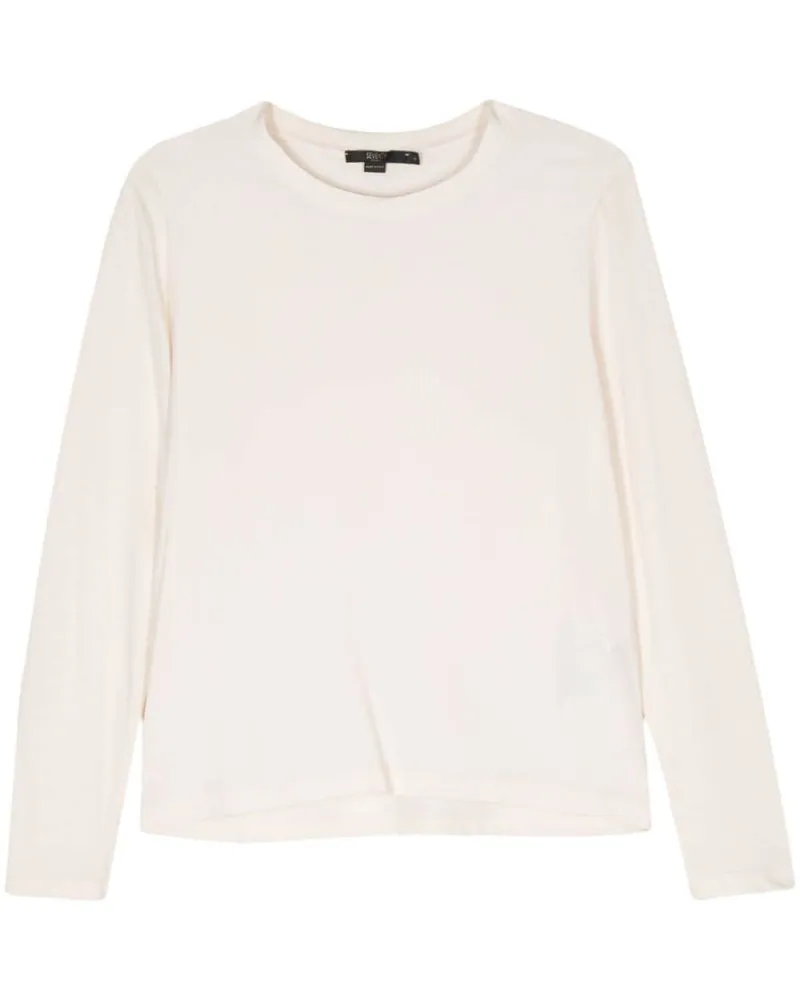 Seventy Langarmshirt mit rundem Ausschnitt - Nude Nude