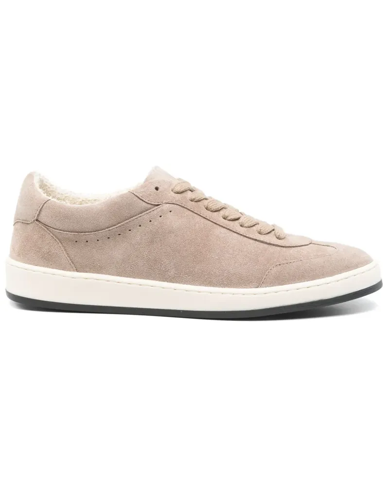 Peserico Sneakers aus Wildleder - Nude Nude
