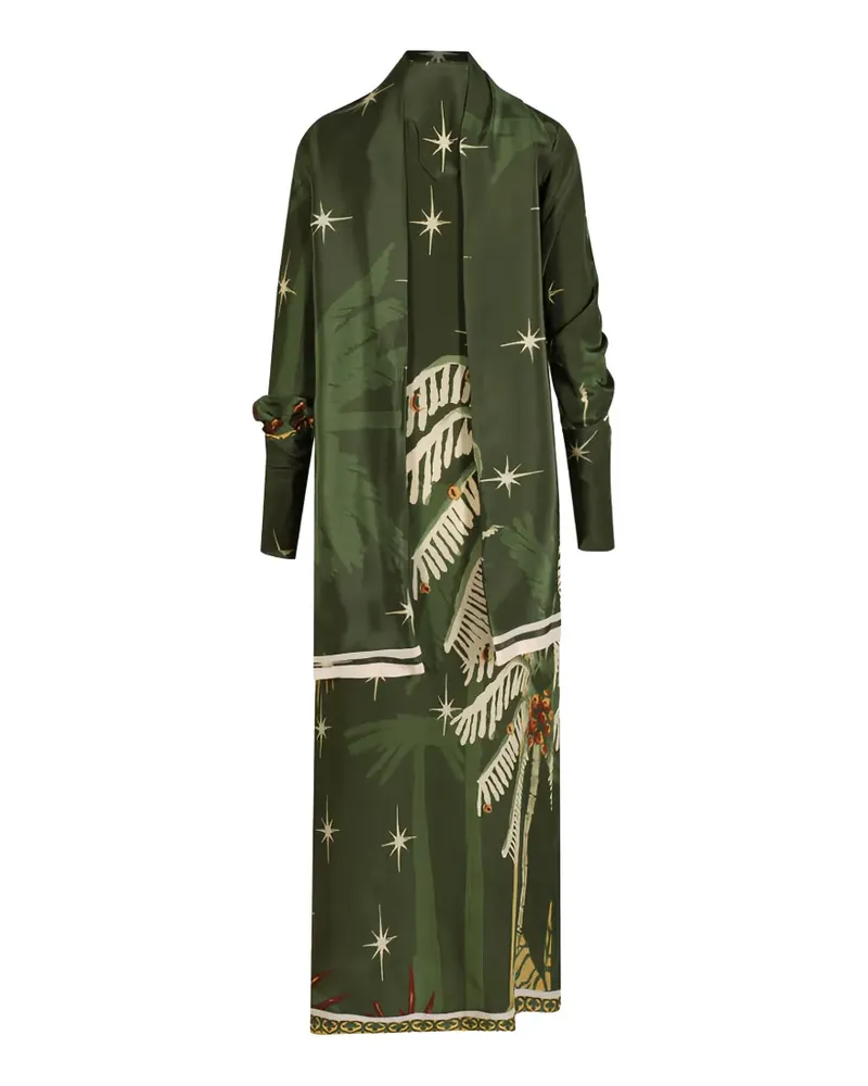 Johanna Ortiz Gewickeltes Eternity Begins Maxikleid - Grün Grün