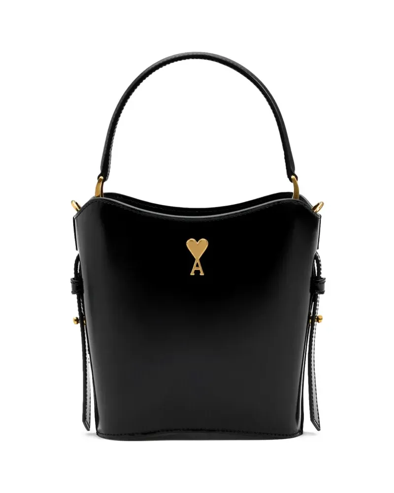 AMI Paris Mini Paris Paris Beuteltasche - Schwarz Schwarz