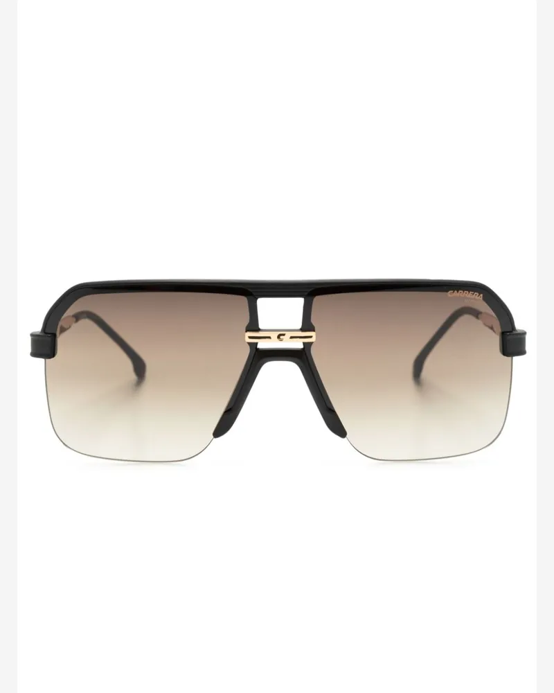 Carrera Getönte Pilotenbrille - Schwarz Schwarz