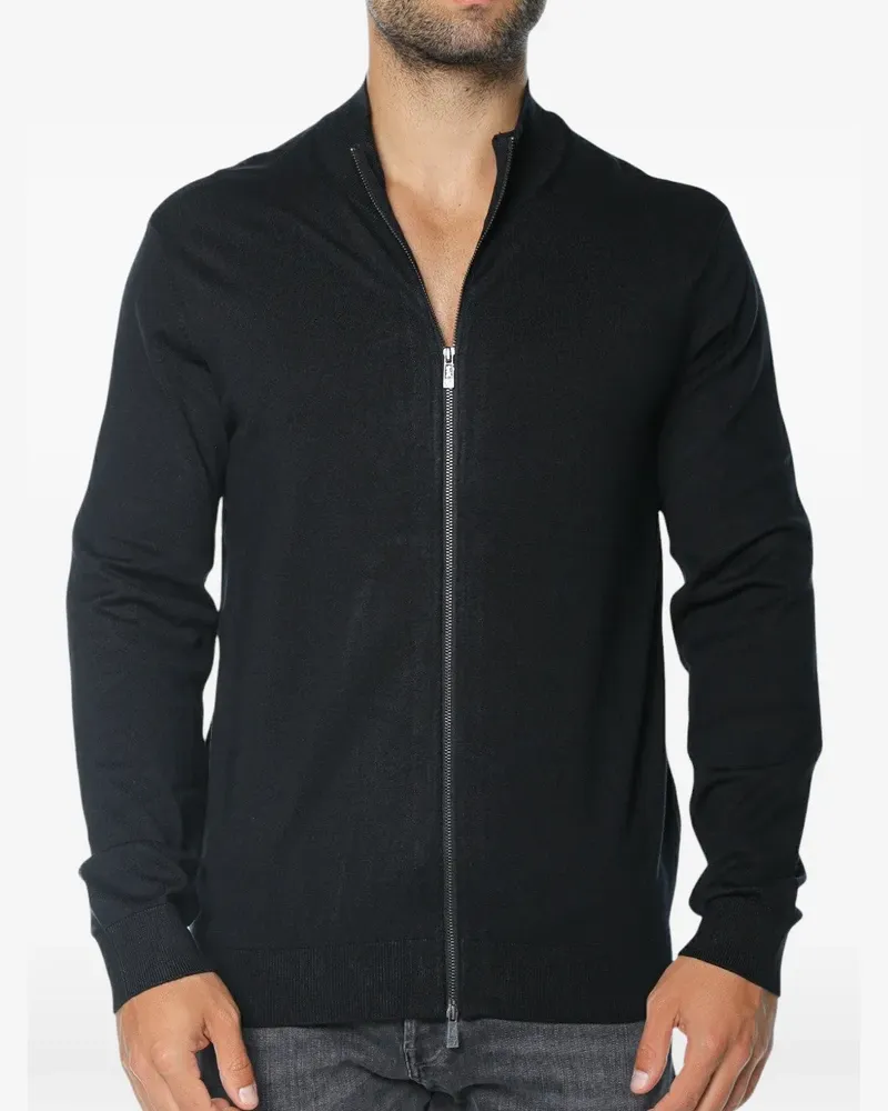 Armani Exchange Cardigan mit Reißverschluss - Blau Blau