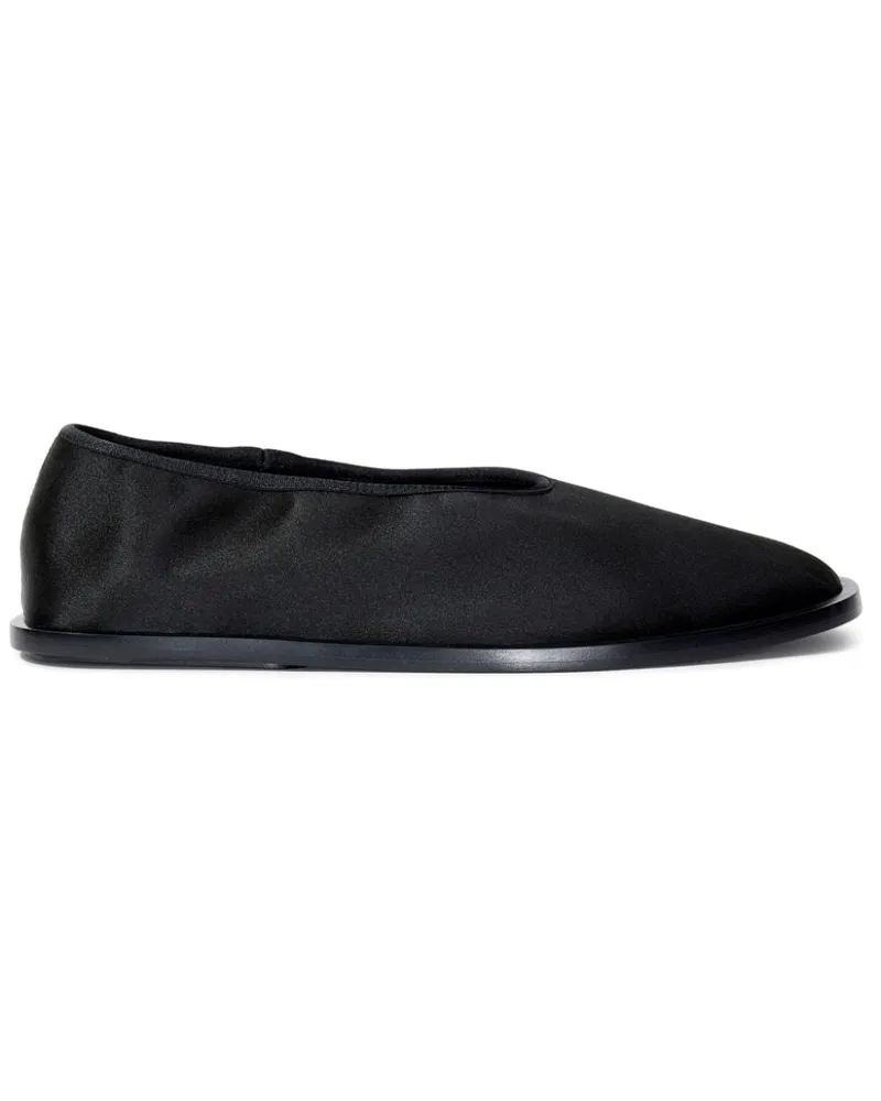Proenza Schouler Slipper mit eckiger Kappe - Schwarz Schwarz
