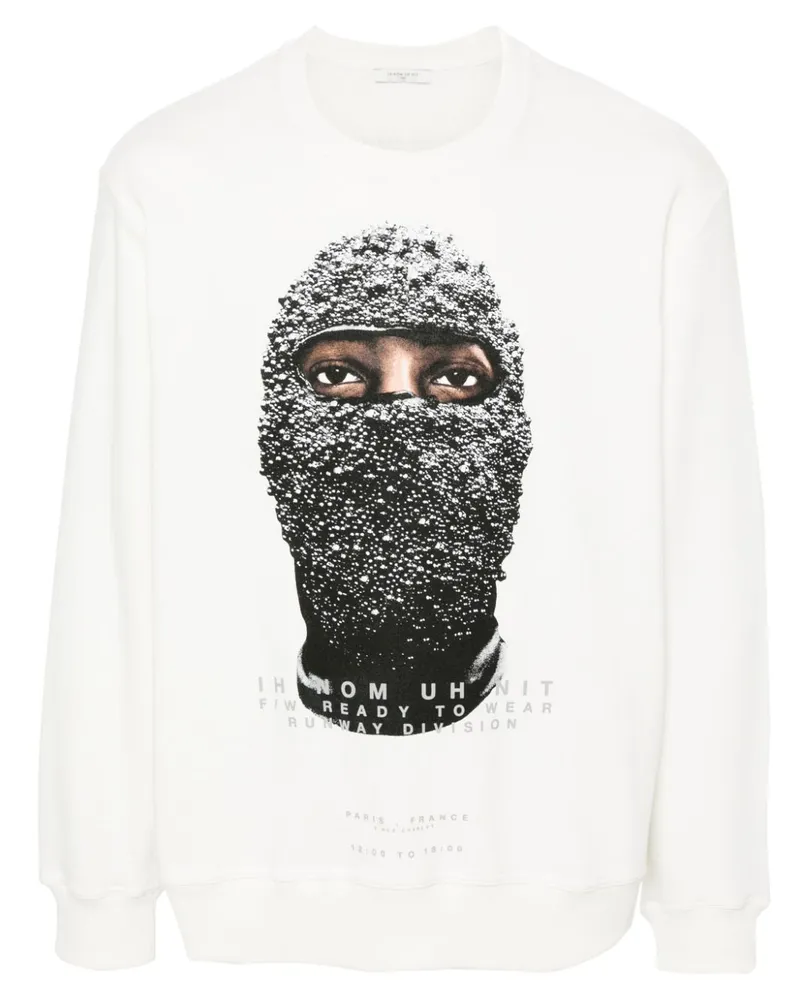 IH NOM UH NIT Black Mask Sweatshirt - Weiß Weiß