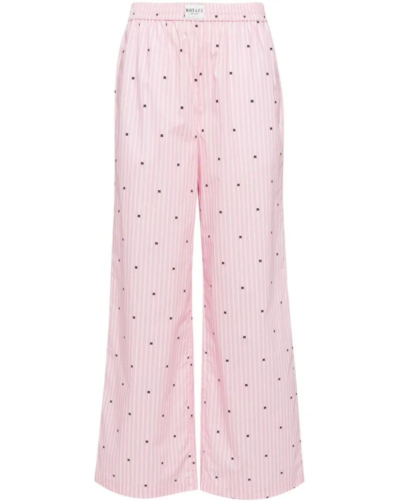 ROTATE Birger Christensen Hose mit hohem Bund - Rosa Rosa