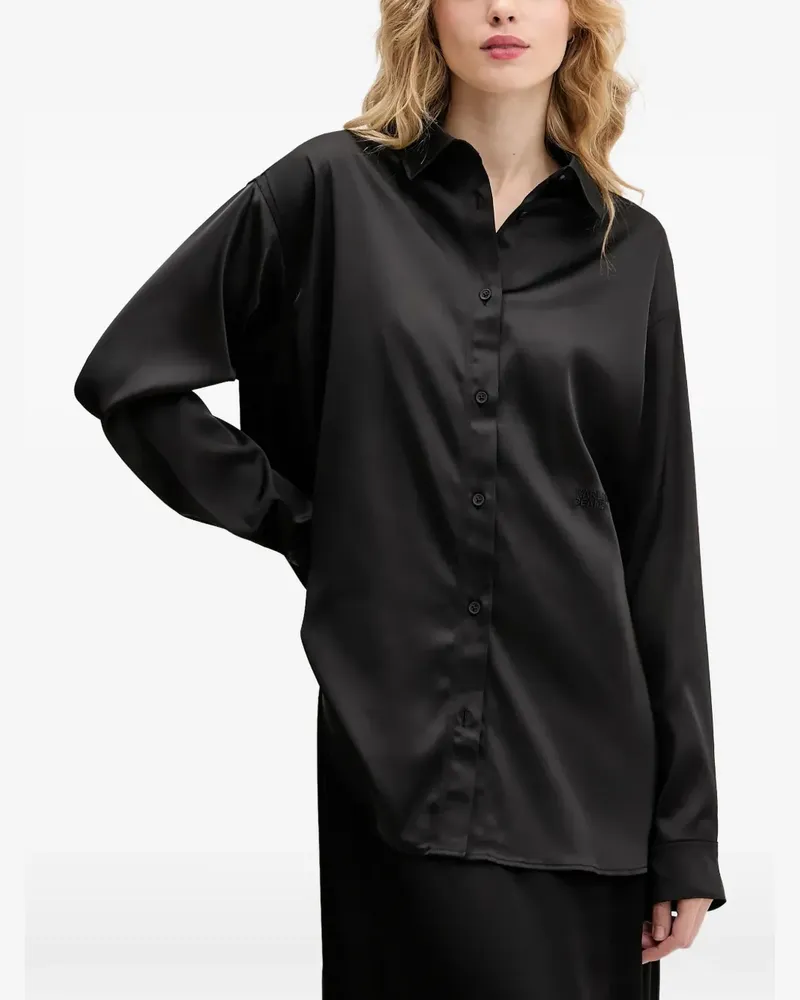 Karl Lagerfeld buttoned shirt - Schwarz Schwarz