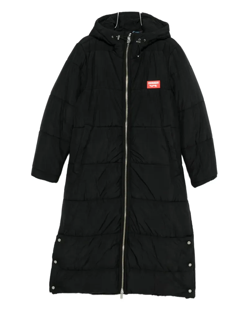 Charles Jeffrey Loverboy Bunny ears padded coat - Schwarz Schwarz