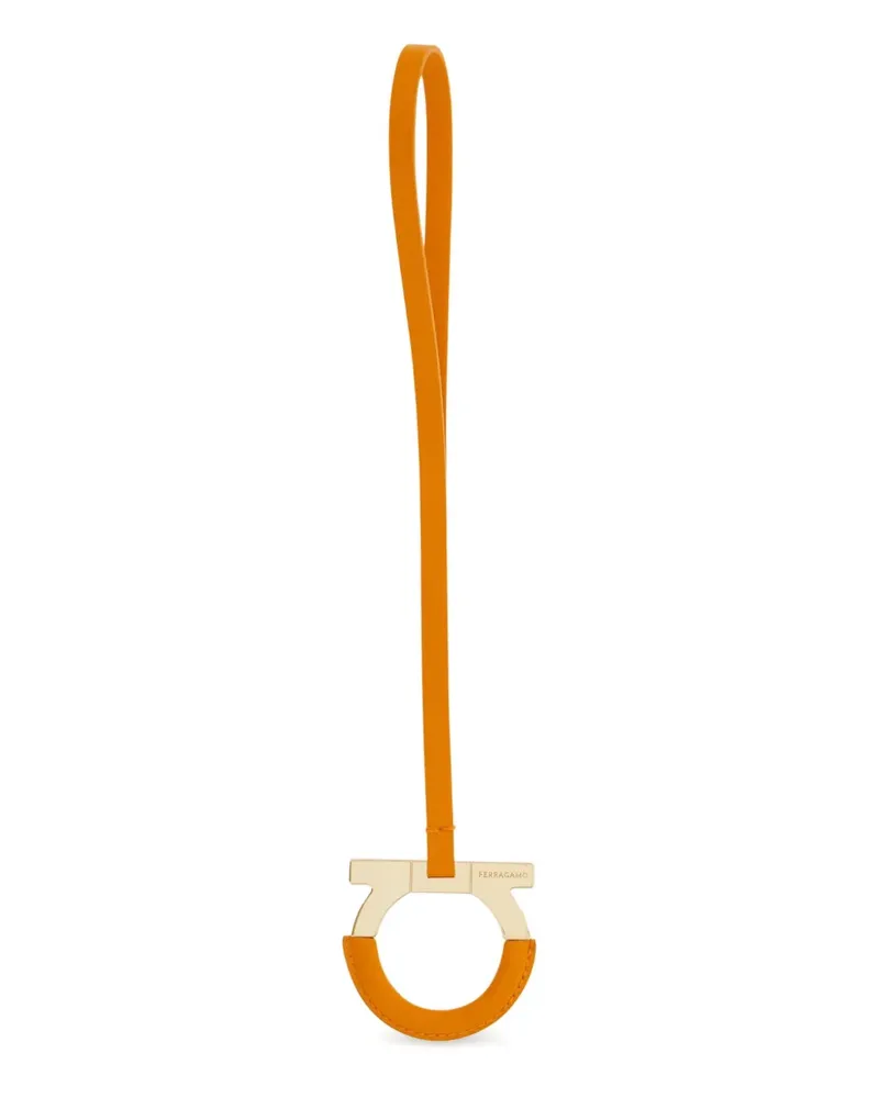 Ferragamo Schlüsselanhänger mit Gancini-Detail - Orange Orange