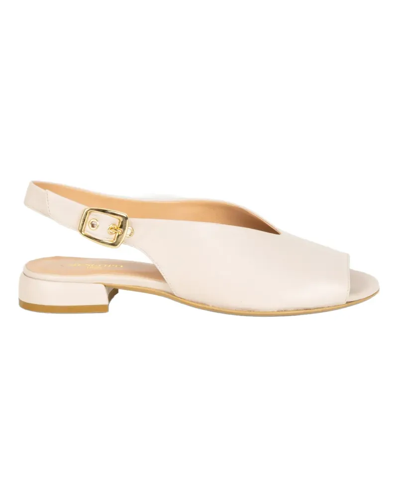 Status buckle-fastening slingback sandals - Nude Nude