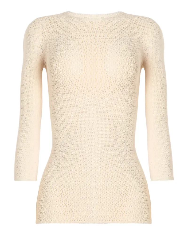 Wolford Daisy Oberteil aus Netz - Nude Nude