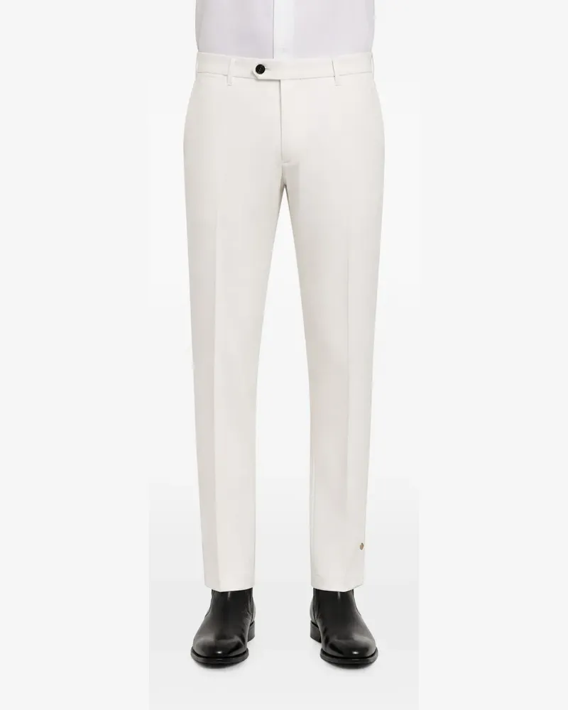Pal Zileri Klassische Hose mit Bügelfalten - Weiß Weiß