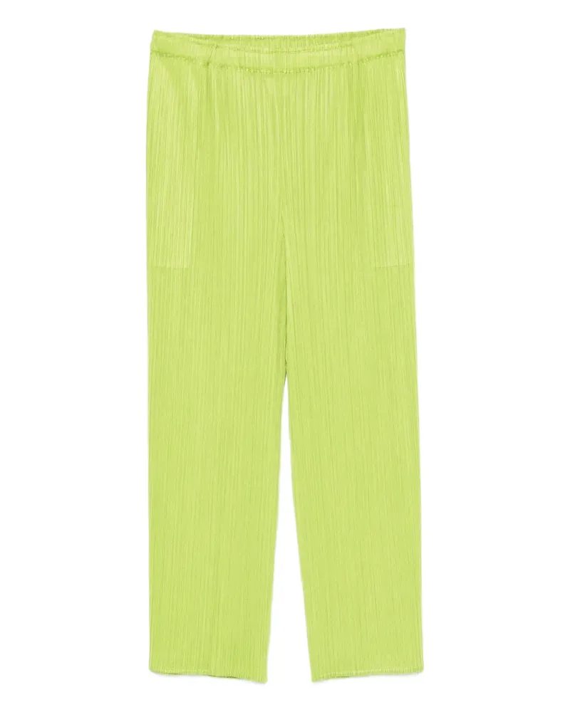 Issey Miyake pleated trousers - Grün Grün
