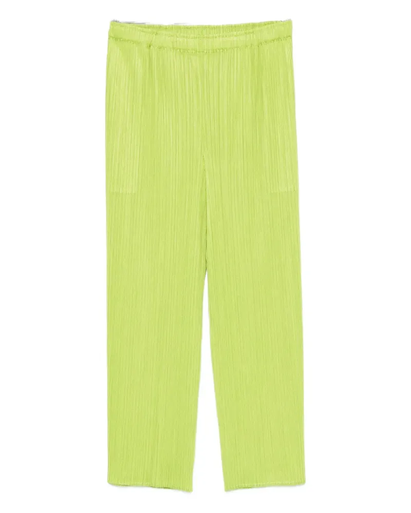Issey Miyake pleated trousers - Grün Grün