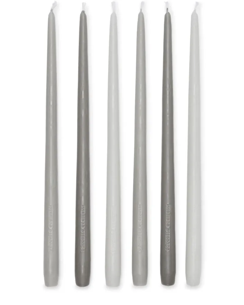Brunello Cucinelli Handgefertigte Kerzen (6er-Set) - Grau Grau