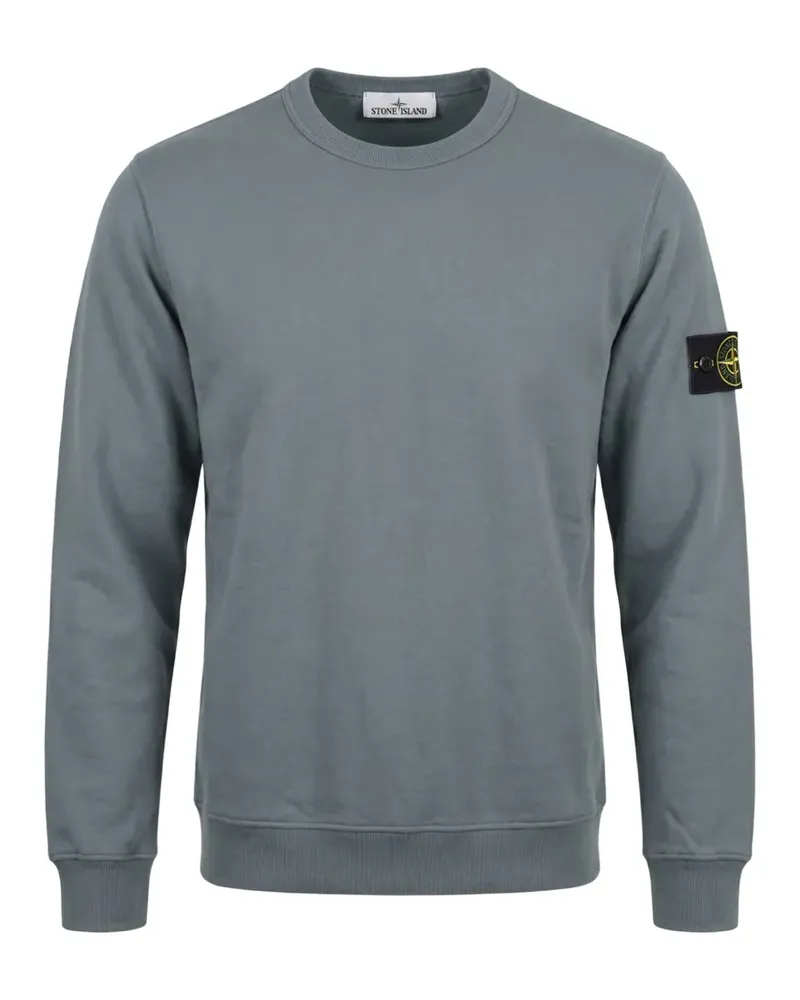 Stone Island Compass logo-patch sweater - Blau Blau