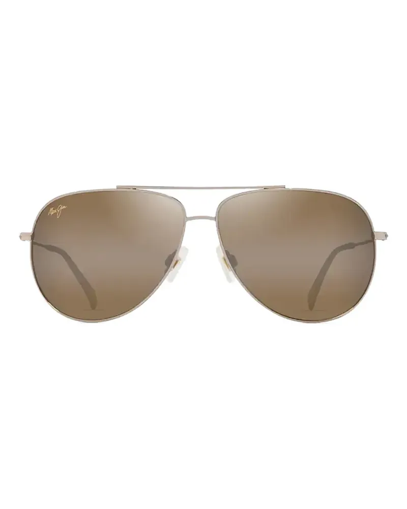 Maui Jim Hauoli XL Pilotenbrille - Gold Gold