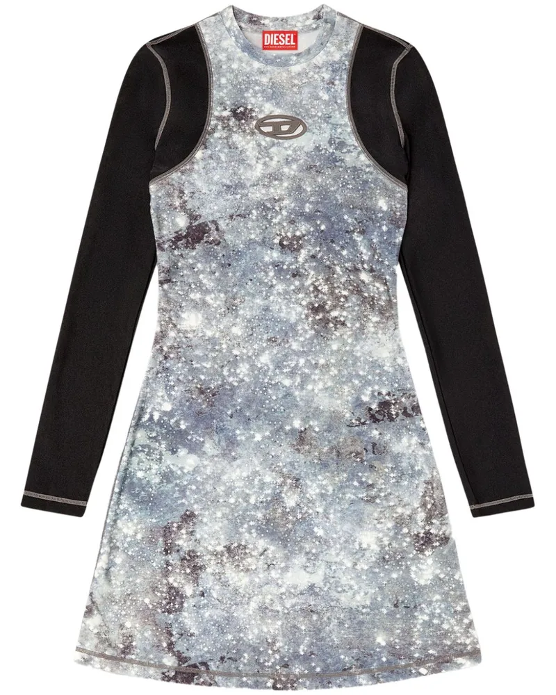Diesel D-Vanne Minikleid - Blau Blau