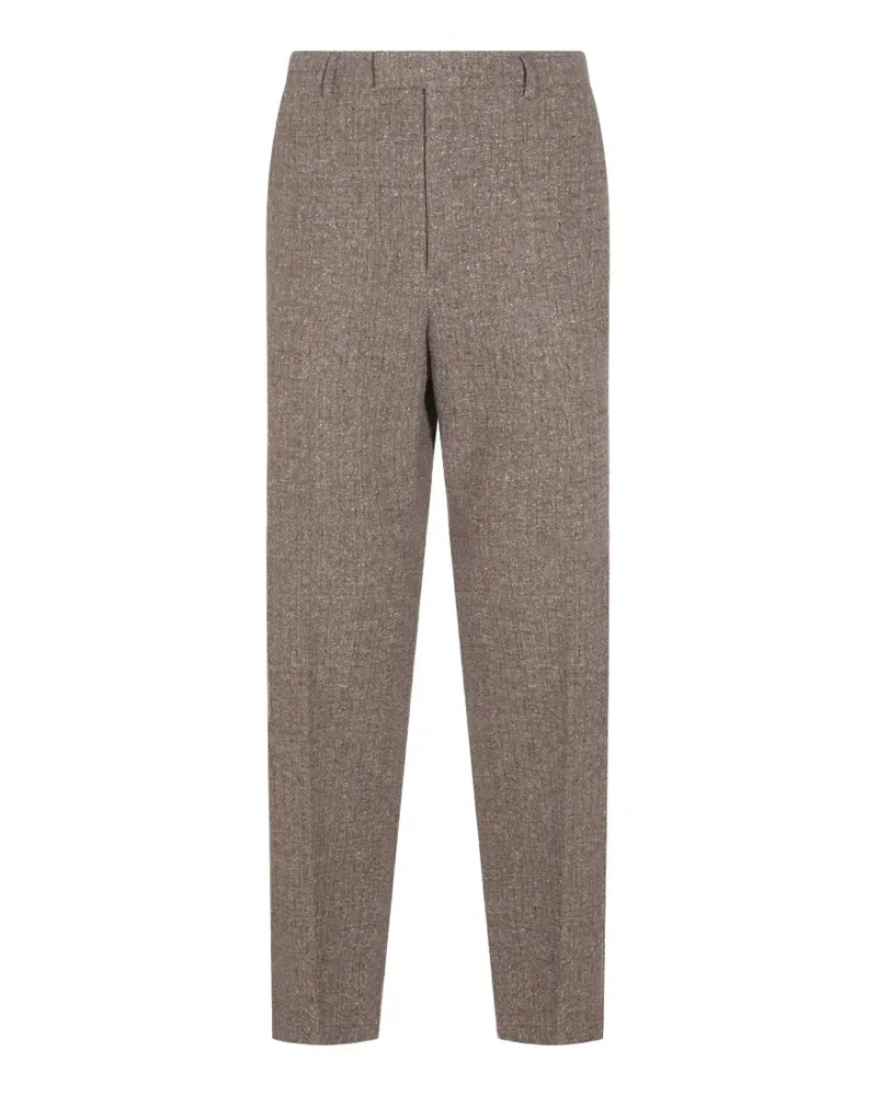 Valentino Garavani Klassische Tweed-Hose - Braun Braun