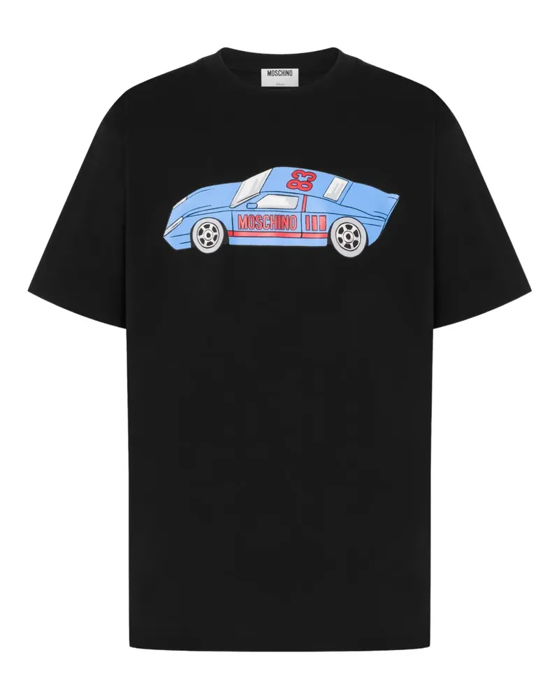 Moschino car-print cotton T-shirt - Schwarz Schwarz