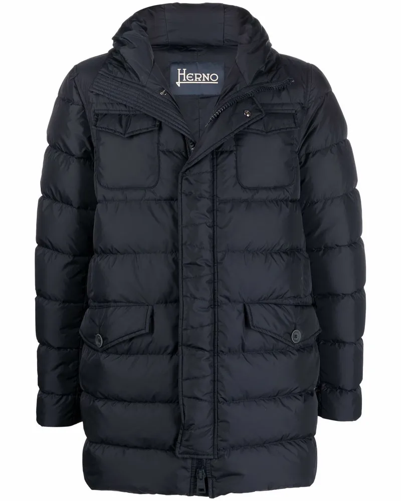 Herno Gesteppter Daunenmantel - Blau Blau