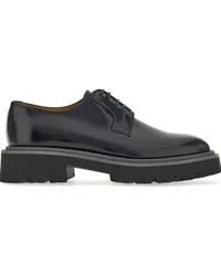 Ferragamo Klassische Derby-Schuhe Schwarz